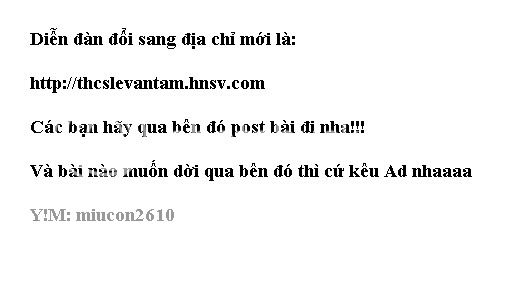 THCS Lê Văn Tám