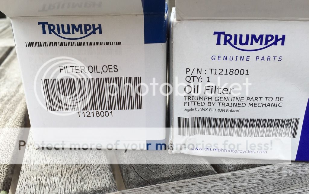 Oil filter tightness Triumph Rat Motorcycle Forums