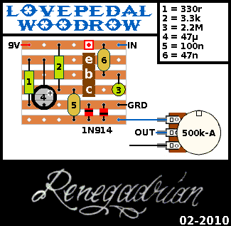 Lovepedal Woodrow Vero Lovepedal Woodrow Vero