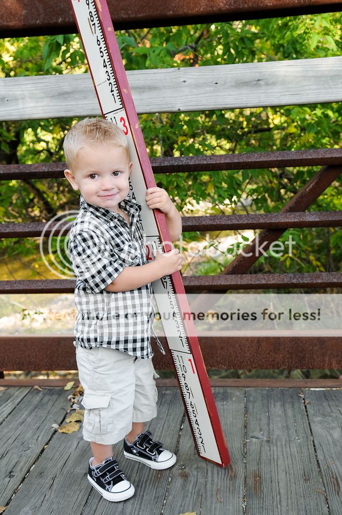 Growth Chart Birthday Photo