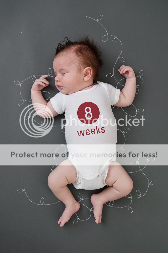 Life with Fingerprints: 8 weeks baby photo