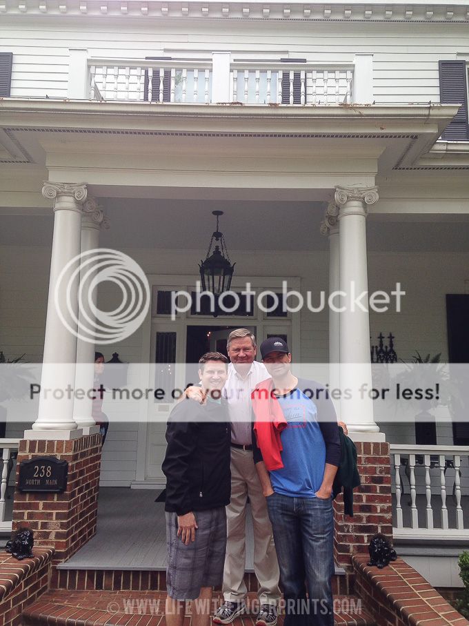 Life with Fingerprints: Wedding weekend in North Carolina. Wake Forest Bed and Breakfast.