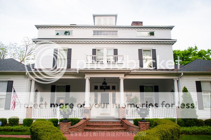 Life with Fingerprints: Wedding weekend in North Carolina. Wake Forest Bed and Breakfast.